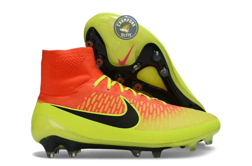 Nike Magista Obra AG - Rouge/Noir/Jaune Fluo