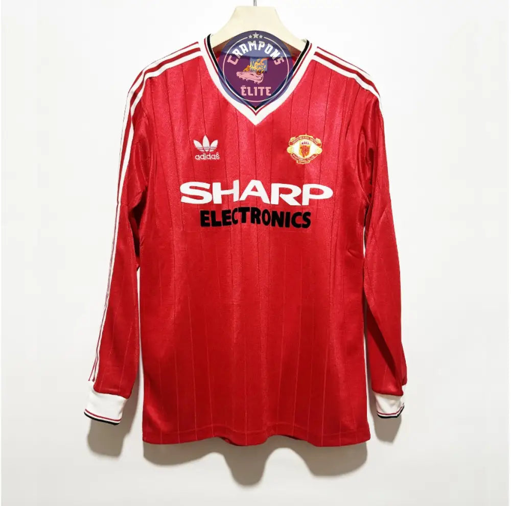 Image of Manchester United 1982/83 Domicile à manches longues