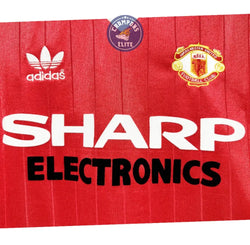 Image of Manchester United 1982/83 Domicile à manches longues