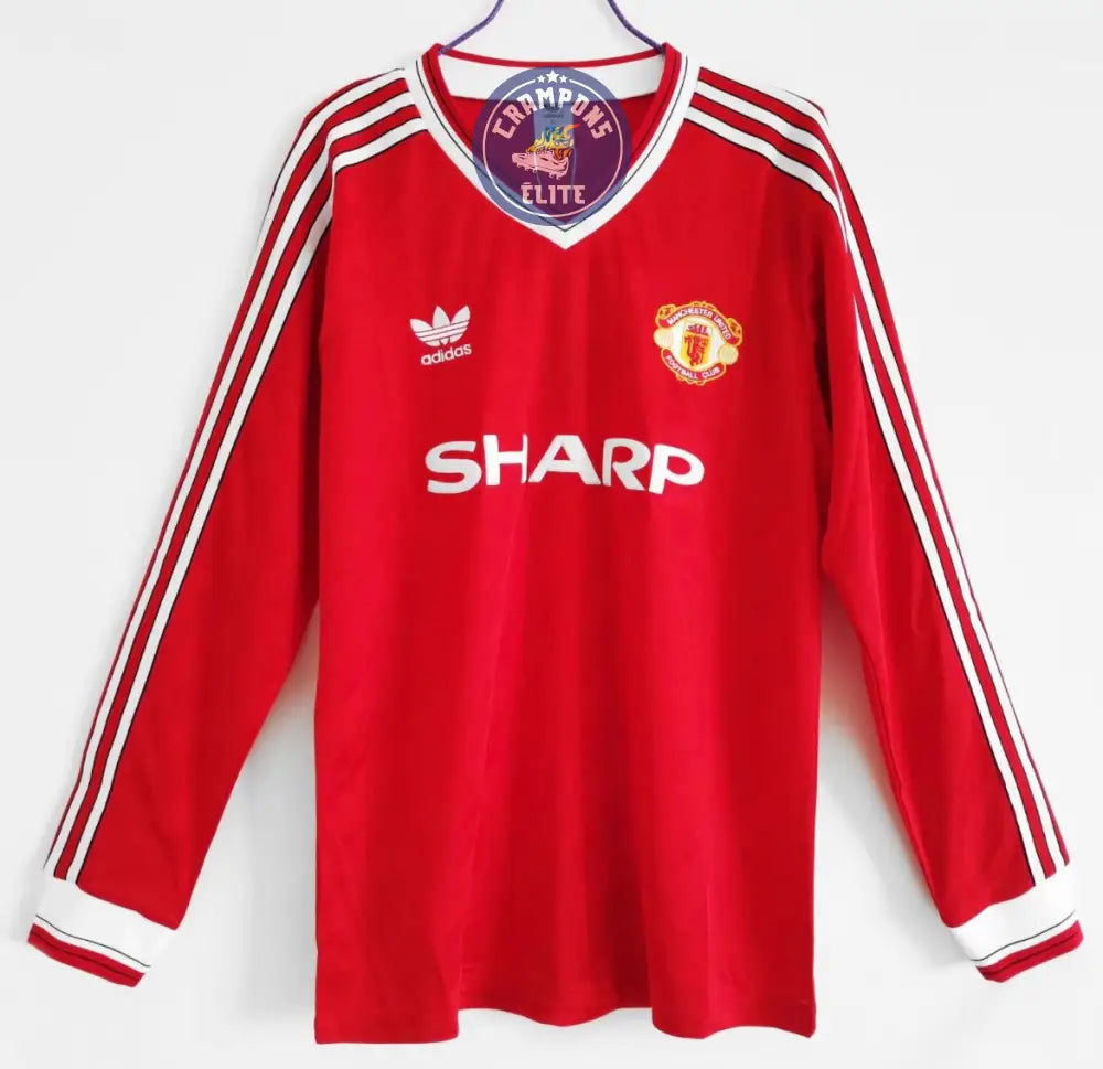 Image of Manchester United 1986/87 Domicile à manches longues