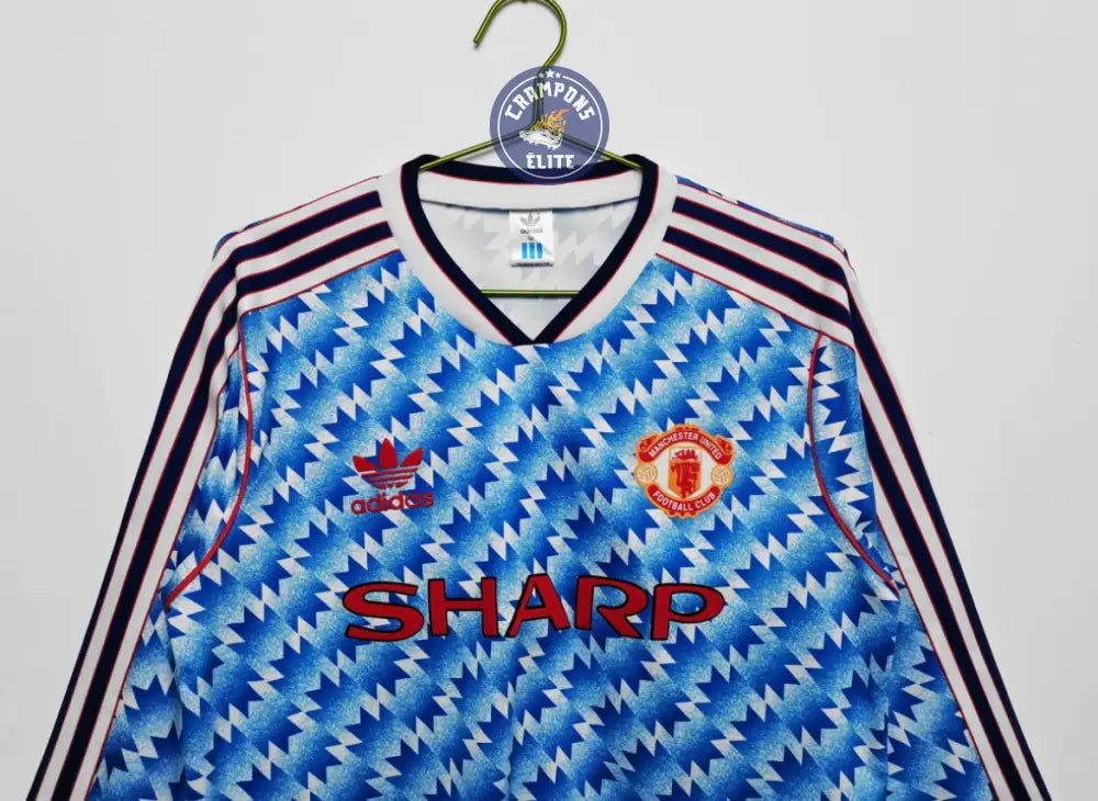 Image of Manchester United 1991/92 Extérieur à manches longues