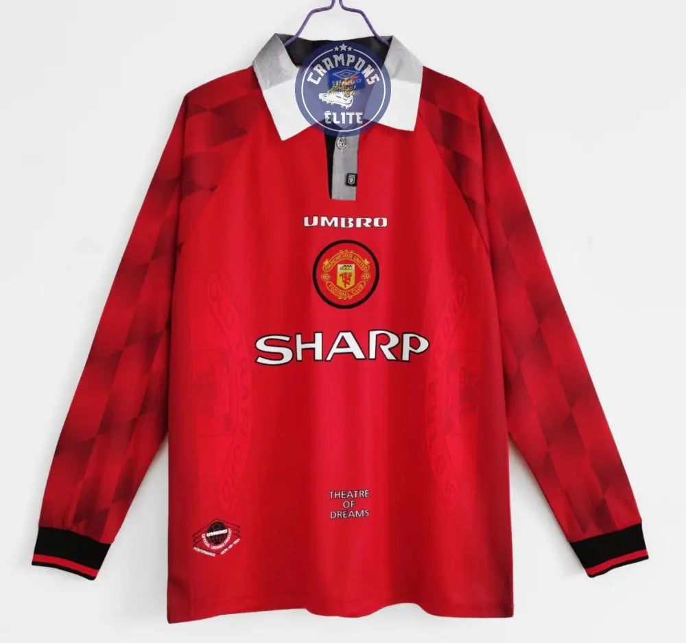 Manchester United 1996/97 Domicile à manches longues
