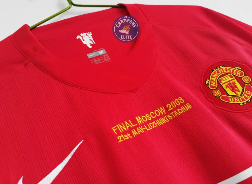 Manchester United 2007/08 Domicile à manches longues