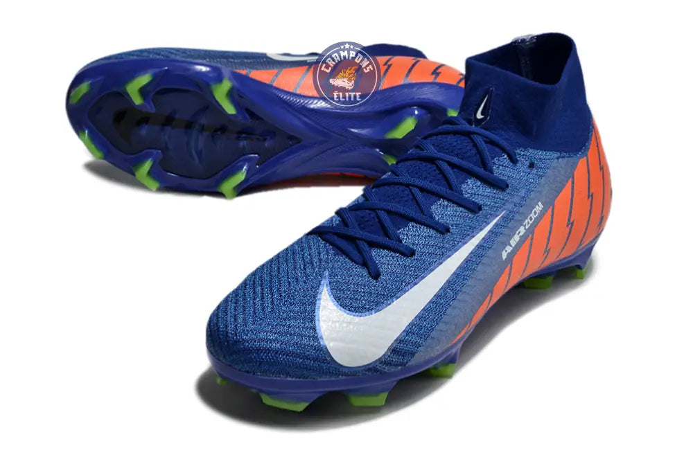 Mercurial Superfly 10 Elite FG Bleu/Orange