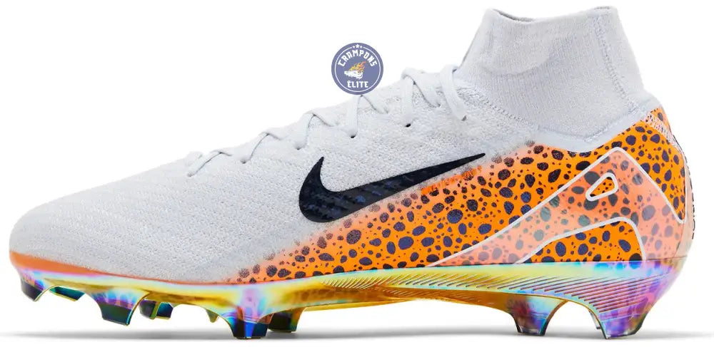 Image of Mercurial Superfly 10 Elite FG Electric Pack Léopard Gris/Orange