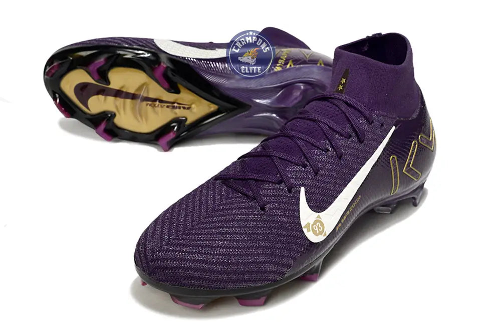 MERCURIAL SUPERFLY 10 ELITE FG MBAPPÉ PERSONAL EDITION - VIOLET/BLANC