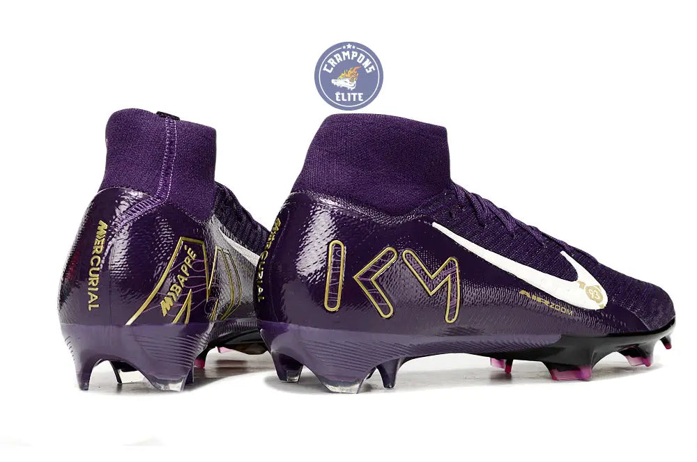 MERCURIAL SUPERFLY 10 ELITE FG MBAPPÉ PERSONAL EDITION - VIOLET/BLANC