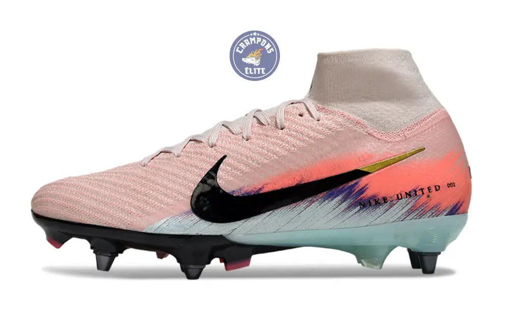 Image of MERCURIAL SUPERFLY 10 ELITE SG UNITED - SILT RED/BLEU