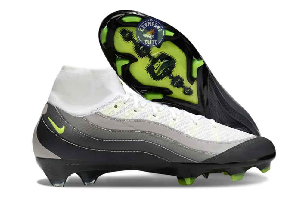 MERCURIAL SUPERFLY 10 X AIR MAX 95 ELITE FG - NOIR/JAUNE/GRIS/LIGHT GRAPHITE ÉDITION LIMITÉE