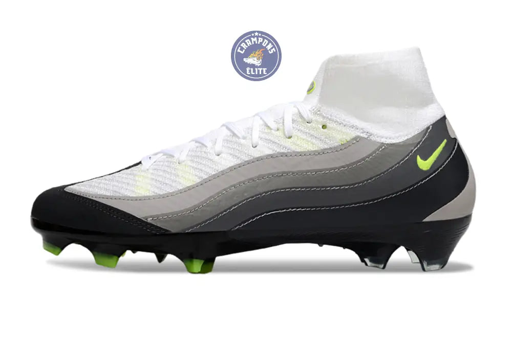 MERCURIAL SUPERFLY 10 X AIR MAX 95 ELITE FG - NOIR/JAUNE/GRIS/LIGHT GRAPHITE ÉDITION LIMITÉE