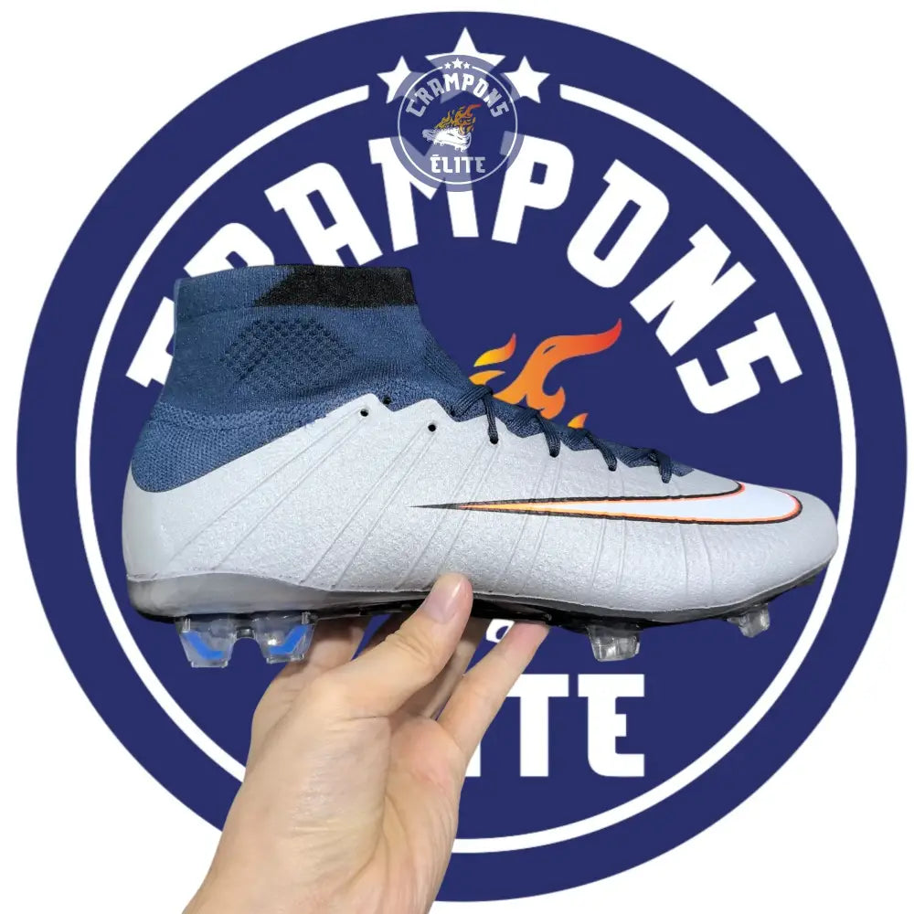 Image of Mercurial Superfly 4 FG Gris/Orange/Bleu