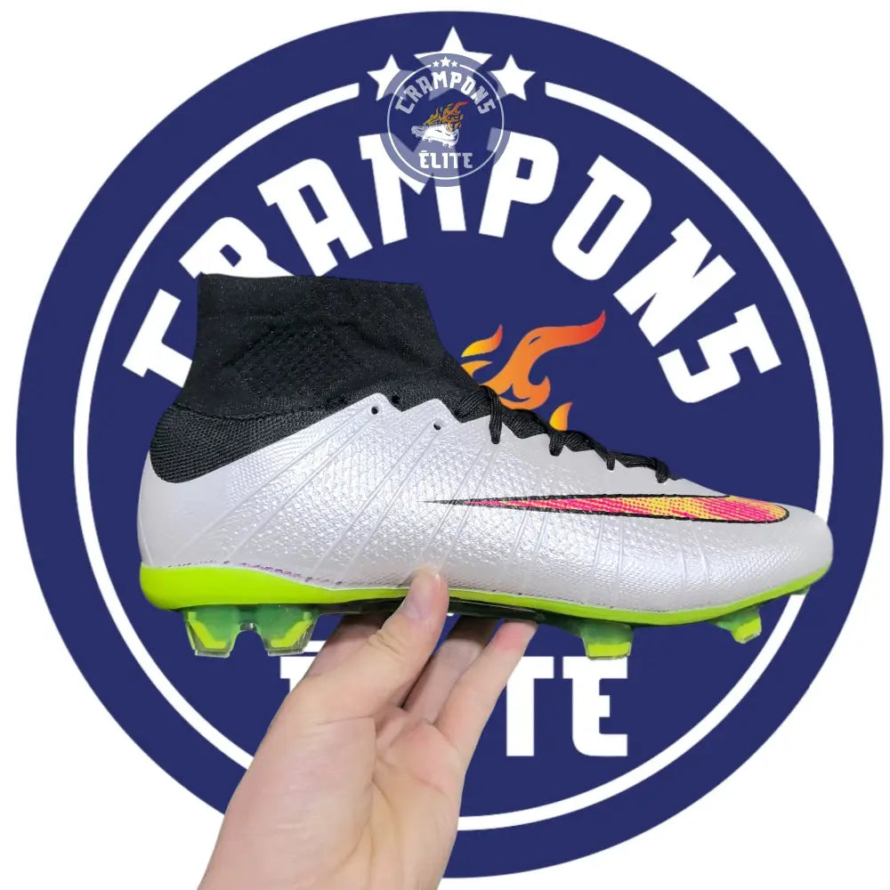 Image of Mercurial Superfly 4 FG Gris/Vert/Orange
