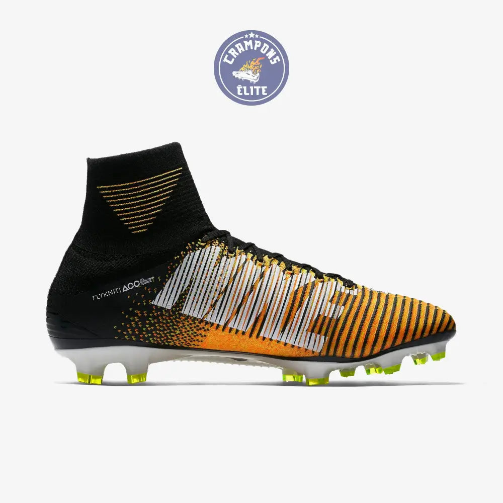 Image of Mercurial Superfly 5 FG Lock in. Let loose. - Orange/Noir/Blanc