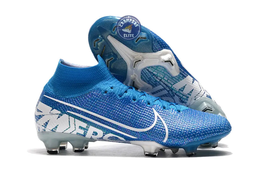 Image of Mercurial Superfly 7 Elite FG New Lights - Bleu/Blanc