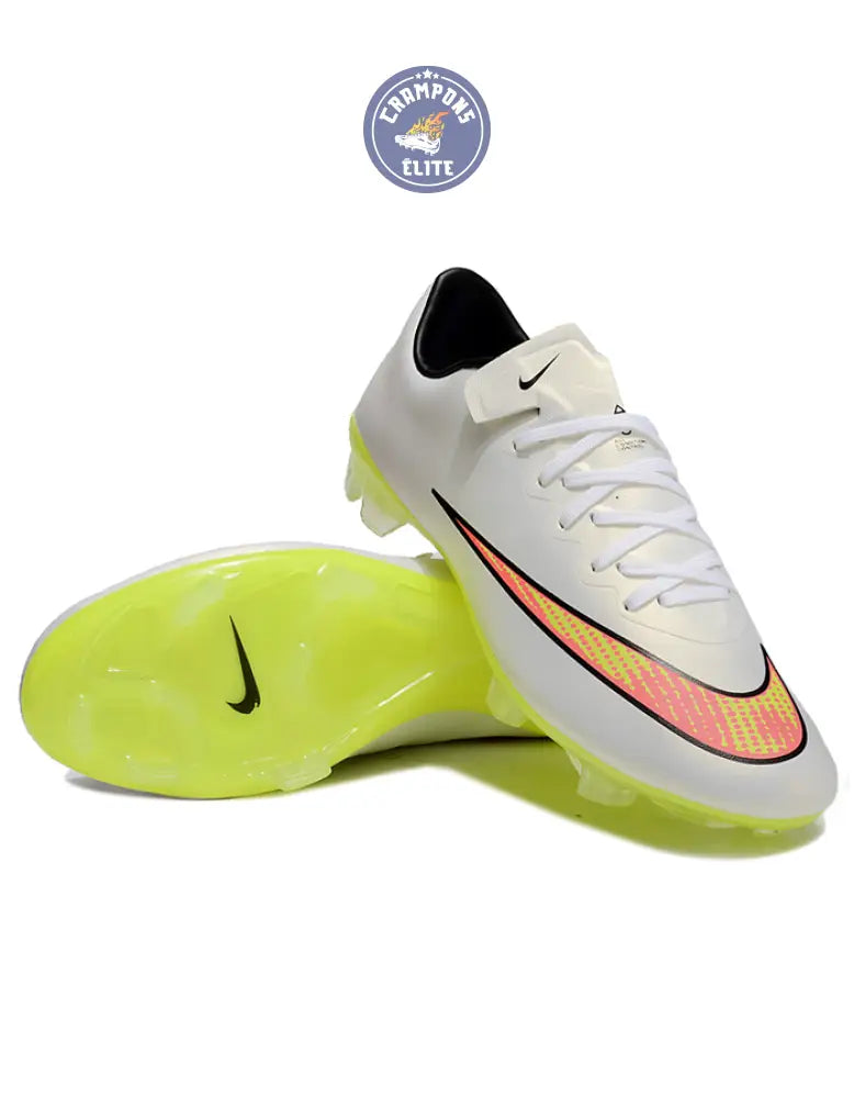 Mercurial Vapor 10 FG Blanc/Orange/Jaune