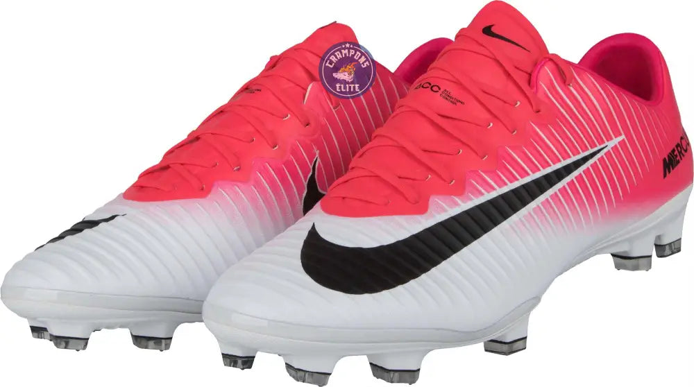 Image of Mercurial Vapor 11 Elite FG Motion Bleu - Rose/Blanc/Noir