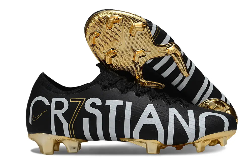Mercurial Vapor 12 CR7 FG - Noir/Jaune vif ÉDITION LIMITÉE