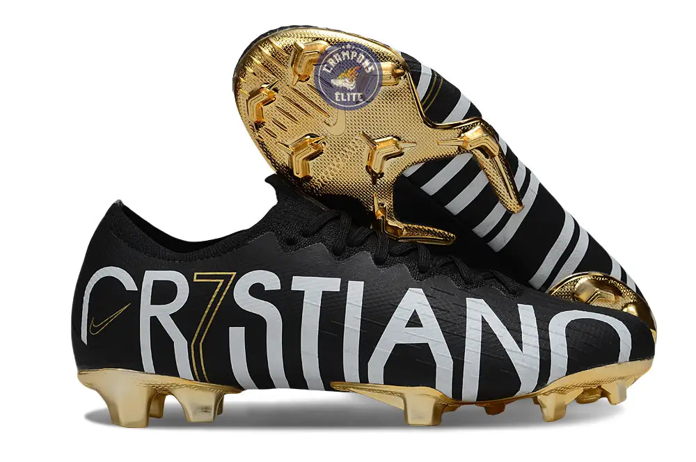 Mercurial Vapor 12 CR7 FG - Noir/Jaune vif ÉDITION LIMITÉE