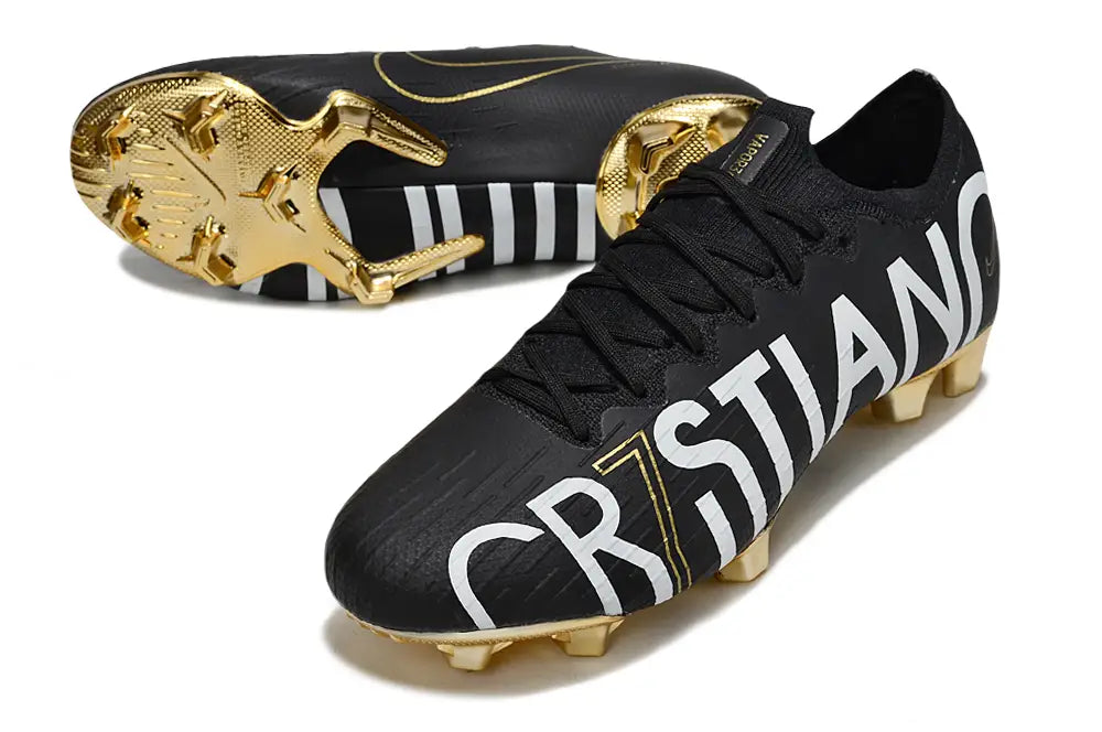 Mercurial Vapor 12 CR7 FG - Noir/Jaune vif ÉDITION LIMITÉE