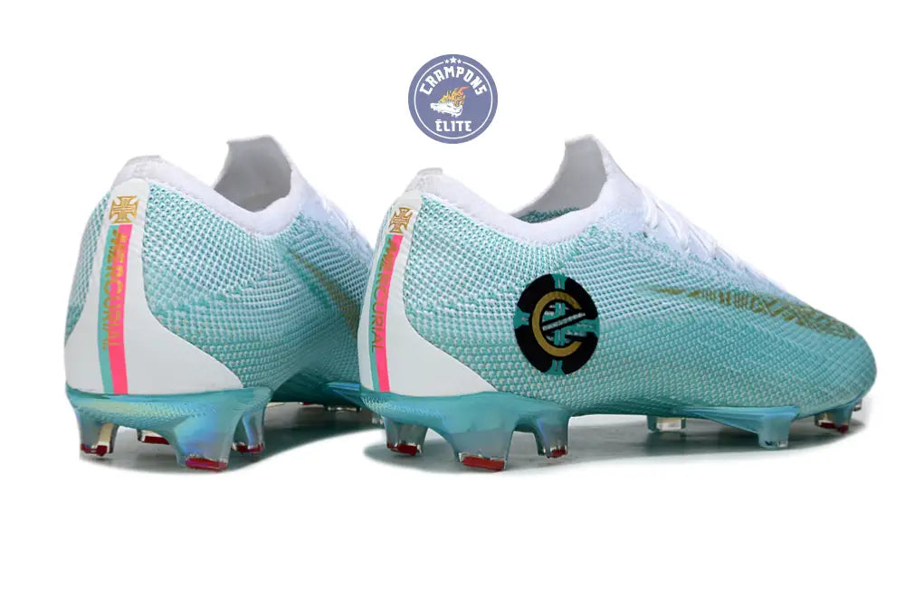 Image of Mercurial Vapor 12 FG Chapter 6 Edição Especial - Vert Turquoise/Blanc/Doré ÉDITION LIMITÉE