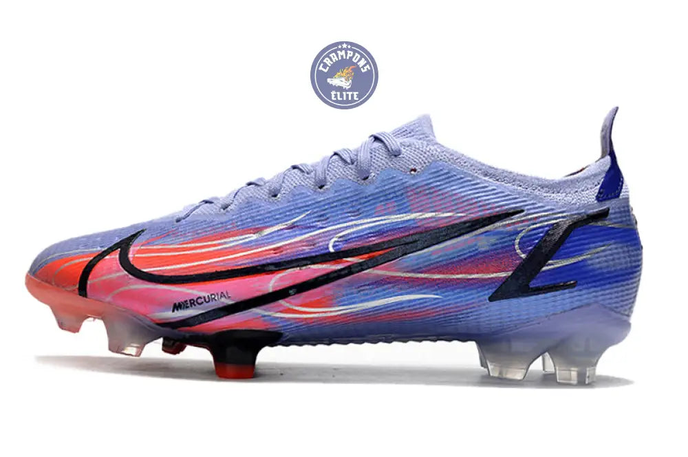 MERCURIAL VAPOR 14 ELITE FG KM FLAMES - VIOLET/ARGENTÉ