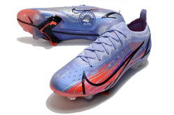 Image of MERCURIAL VAPOR 14 ELITE FG KM FLAMES - VIOLET/ARGENTÉ