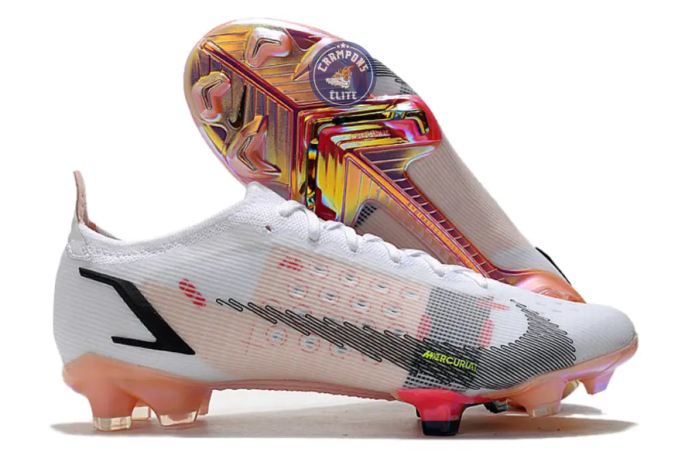 MERCURIAL VAPOR 14 ELITE FG RAWDACIOUS - BLANC/ROUGE/ROSE