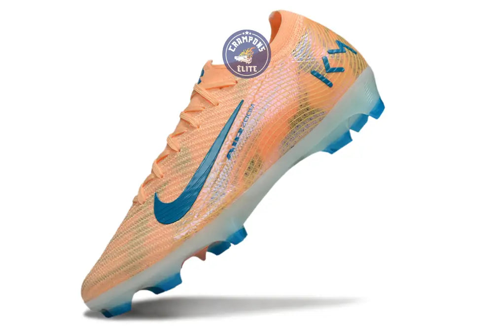 Image of MERCURIAL VAPOR 16 ELITE FG Kylian Mbappe - Orange/Bleu turquoise FG