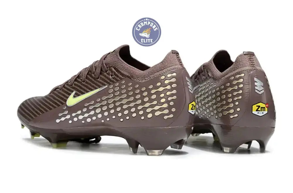 Image of MERCURIAL VAPOR 16 ELITE FG MBAPPE PERSONAL EDITION - MARRON/VERT/ARGENTÉ