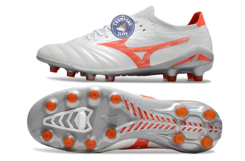 Image of Morelia Neo 4 Beta Elite FG/AG Charge - Blanc/Radiant Red