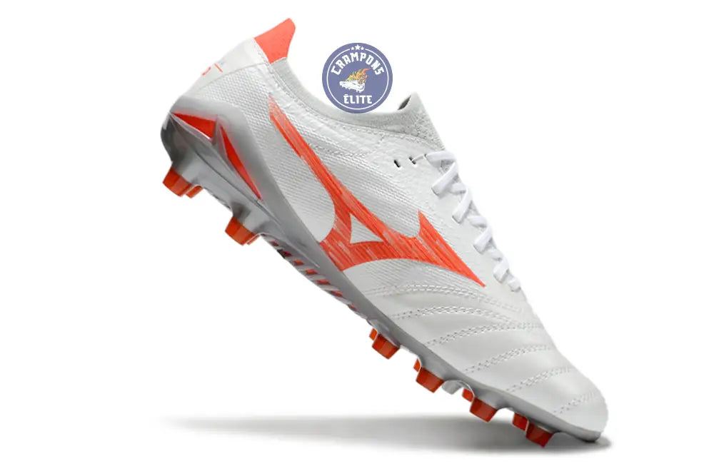 Image of Morelia Neo 4 Beta Elite FG/AG Charge - Blanc/Radiant Red