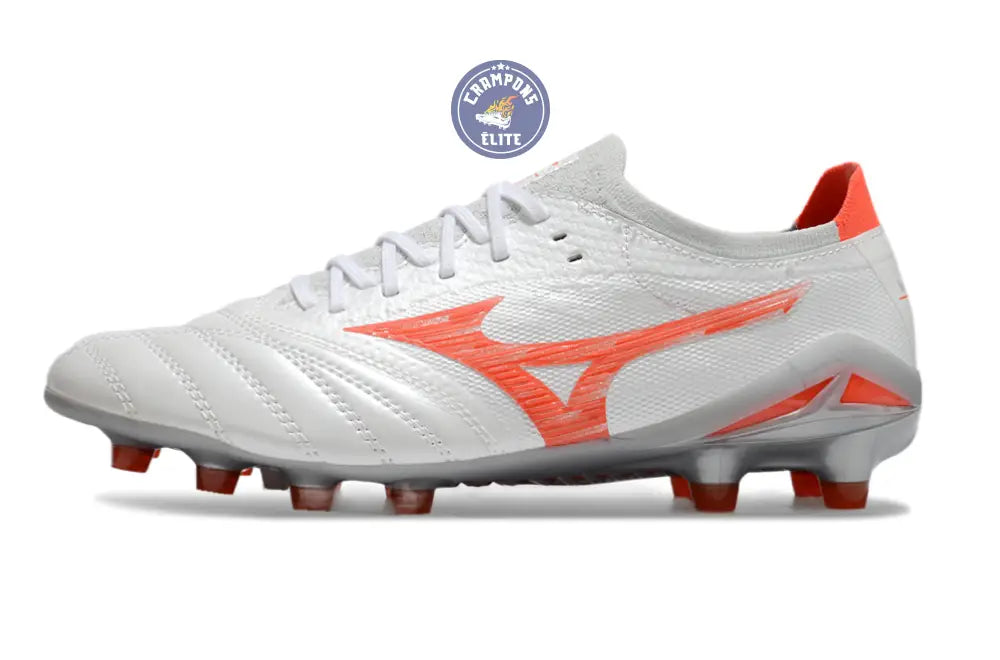 Image of Morelia Neo 4 Beta Elite FG/AG Charge - Blanc/Radiant Red