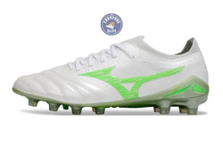 Image of Morelia Neo 4 Beta Elite FG/AG Frontier - Blanc/Vert Néon/Cool Gray
