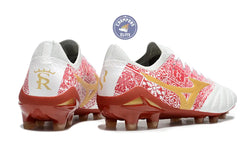 Image of Morelia Neo 4 Beta FG/AG Sergio Ramos 4 Vol. lll - Blanc/Doré/Rouge ÉDITION LIMITÉE