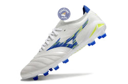 Image of Morelia Neo 4 Elite FG/AG - Blanc/Bleu/Jaune