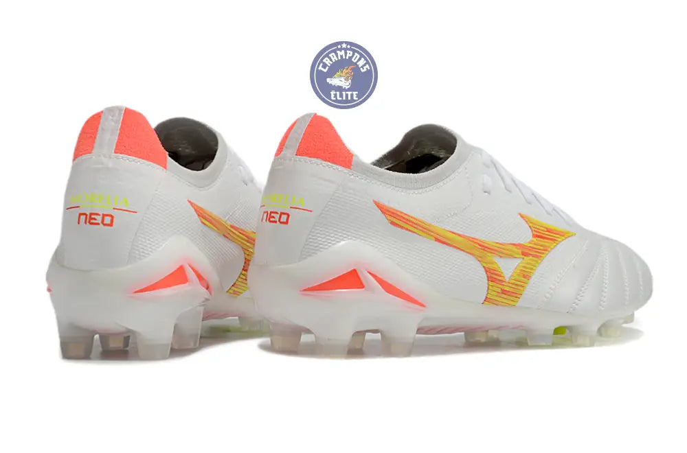 Image of Morelia Neo 4 Elite FG/AG - Blanc/Rouge/Jaune