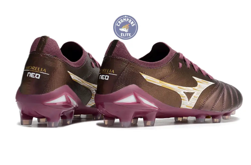 Morelia Neo 4 Elite FG/AG - Bordeau/Jaune