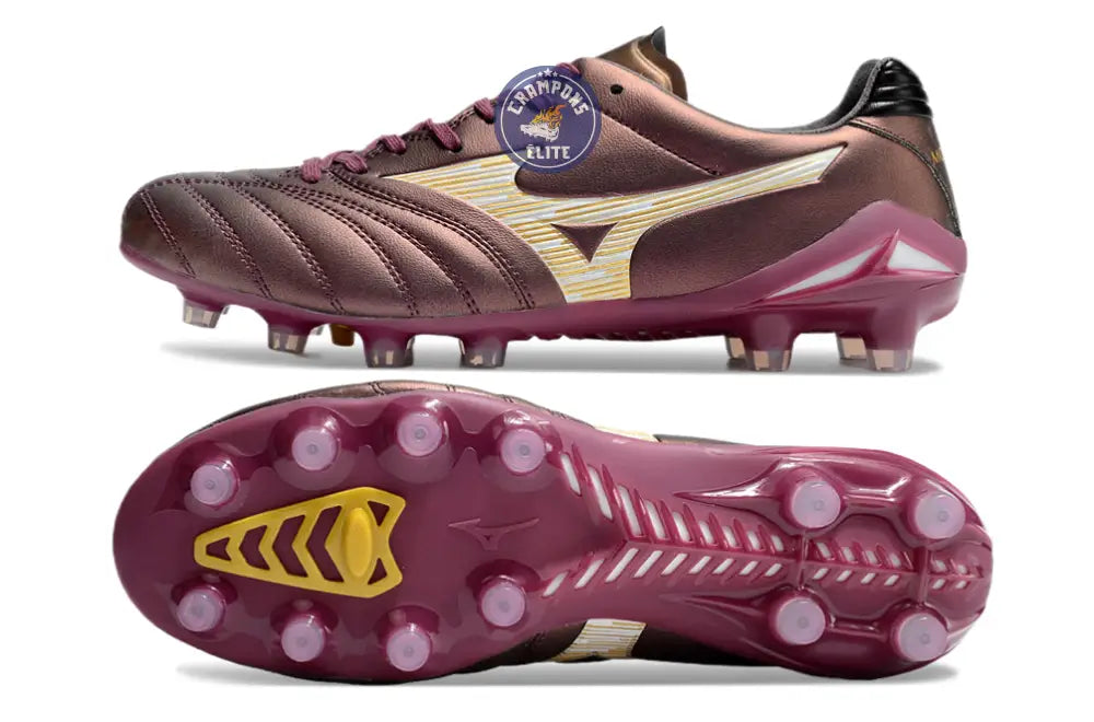 Morelia Neo 4 Elite FG/AG - Bordeau/Jaune