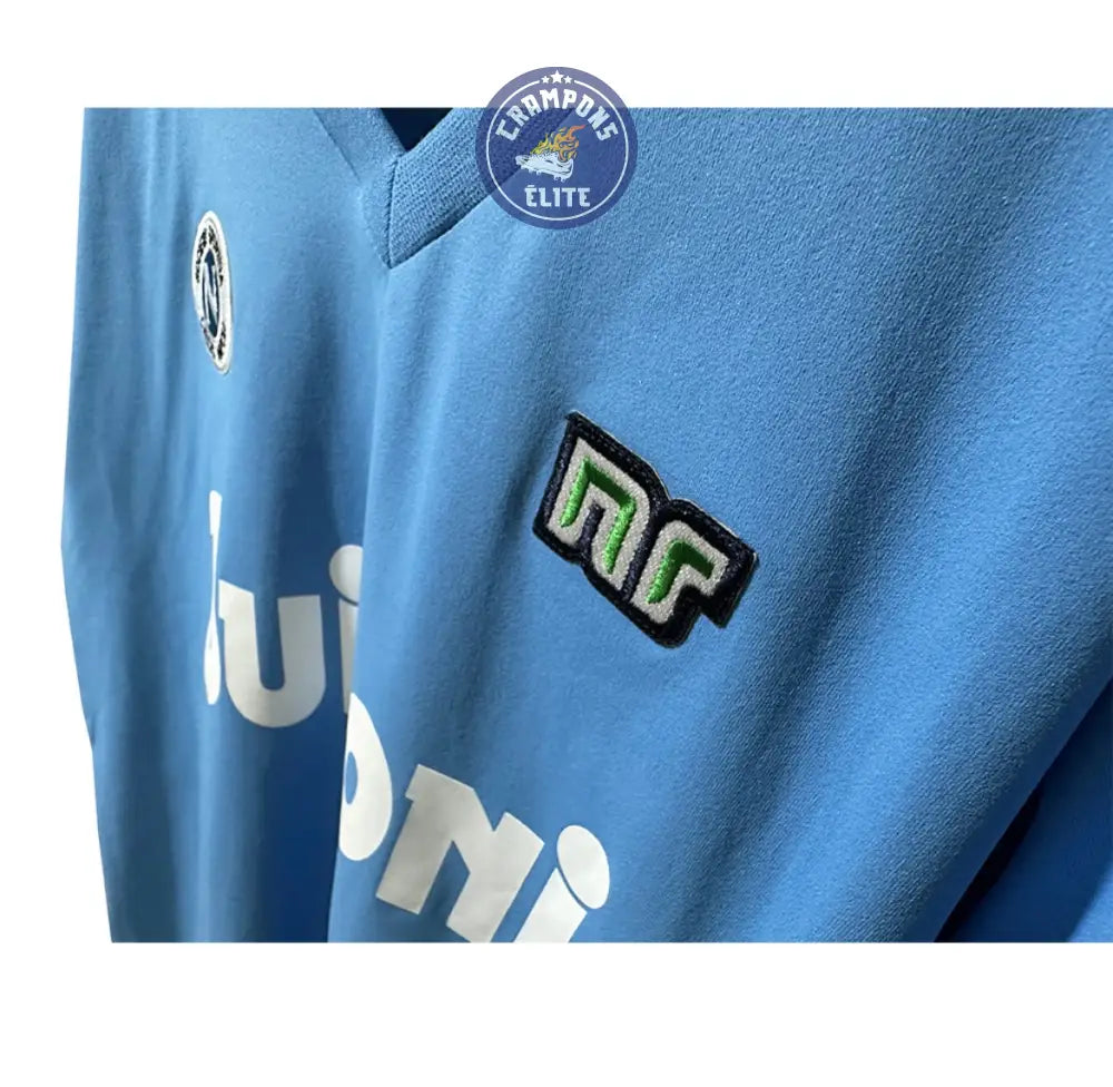 Naples 1986/87 Domicile à manches longues