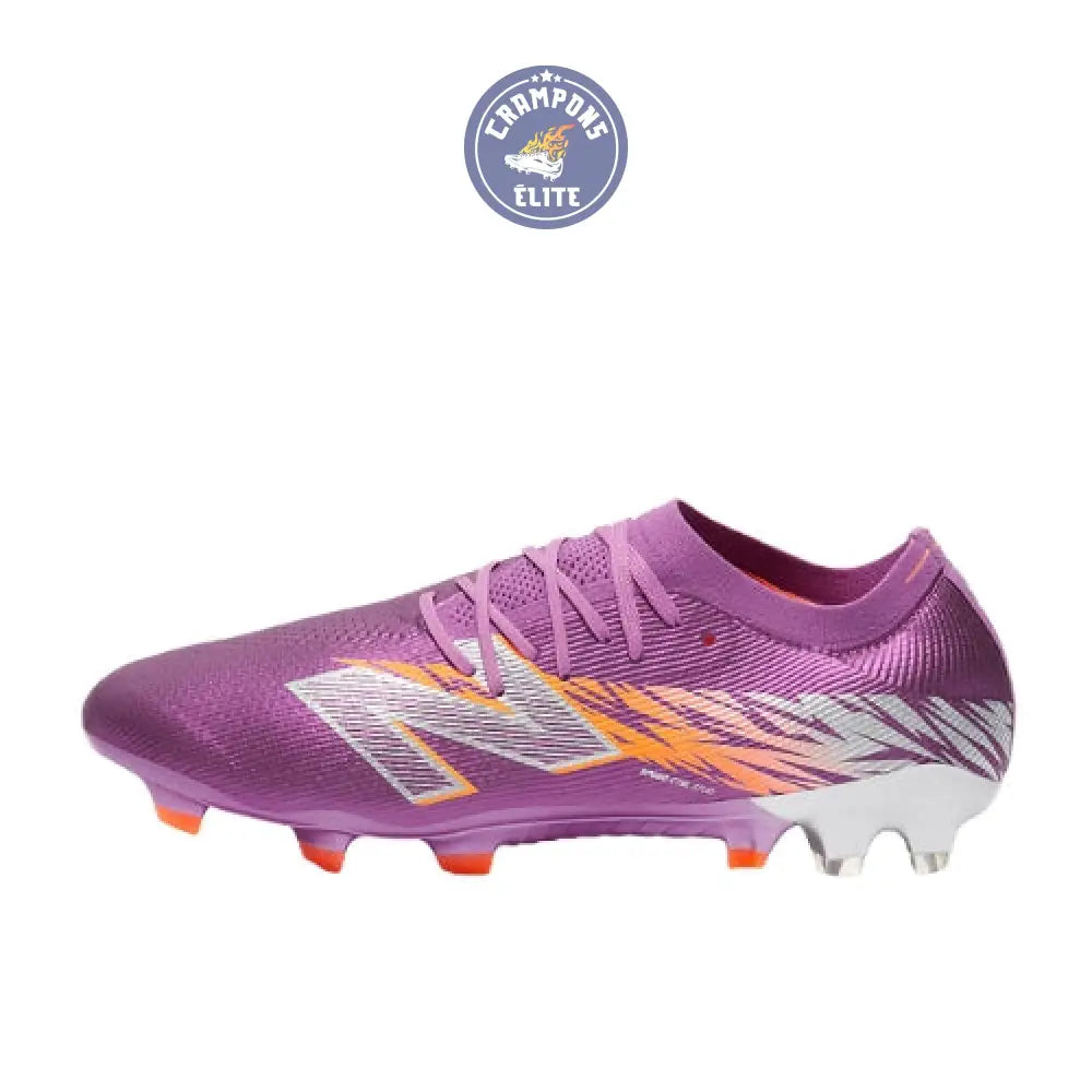 Image of New Balance FURON ELITE V8 FG - Violet/Orange/Gris