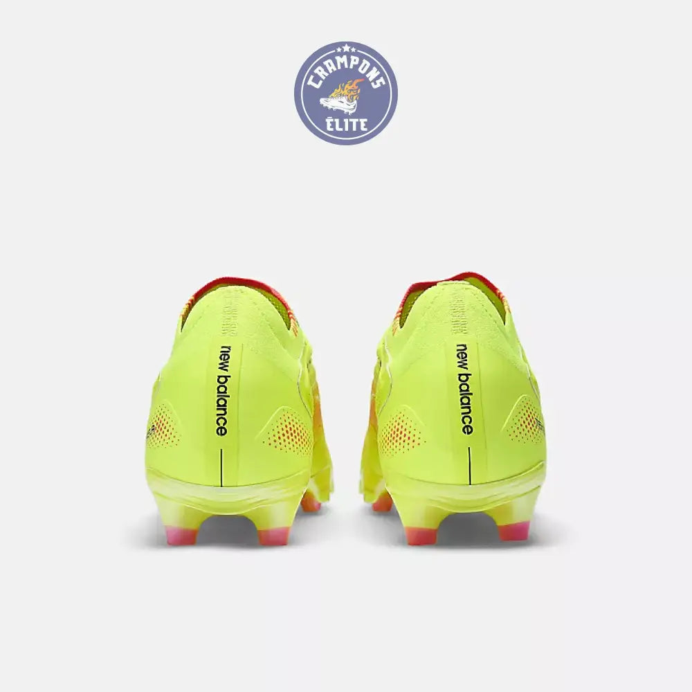 Image of NEW BALANCE TEKELA V5 ELITE LOW CUT FG FIRST EDITION - HI-LITE/NOIR/ROSE