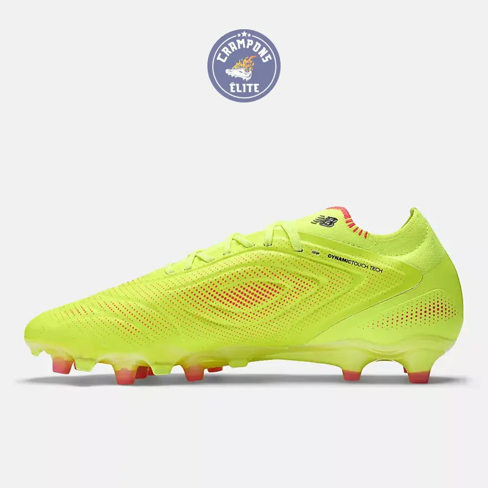 NEW BALANCE TEKELA V5 ELITE LOW CUT FG FIRST EDITION - HI-LITE/NOIR/ROSE