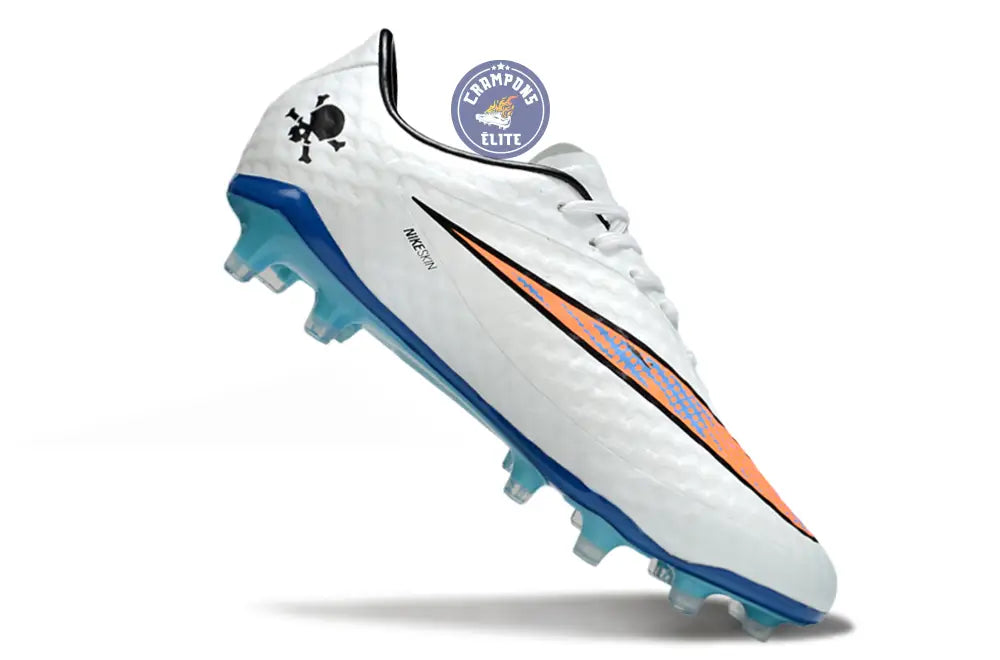 Image of New Hypervenom 1 Phantom FG Blanc/Bleu/Orange