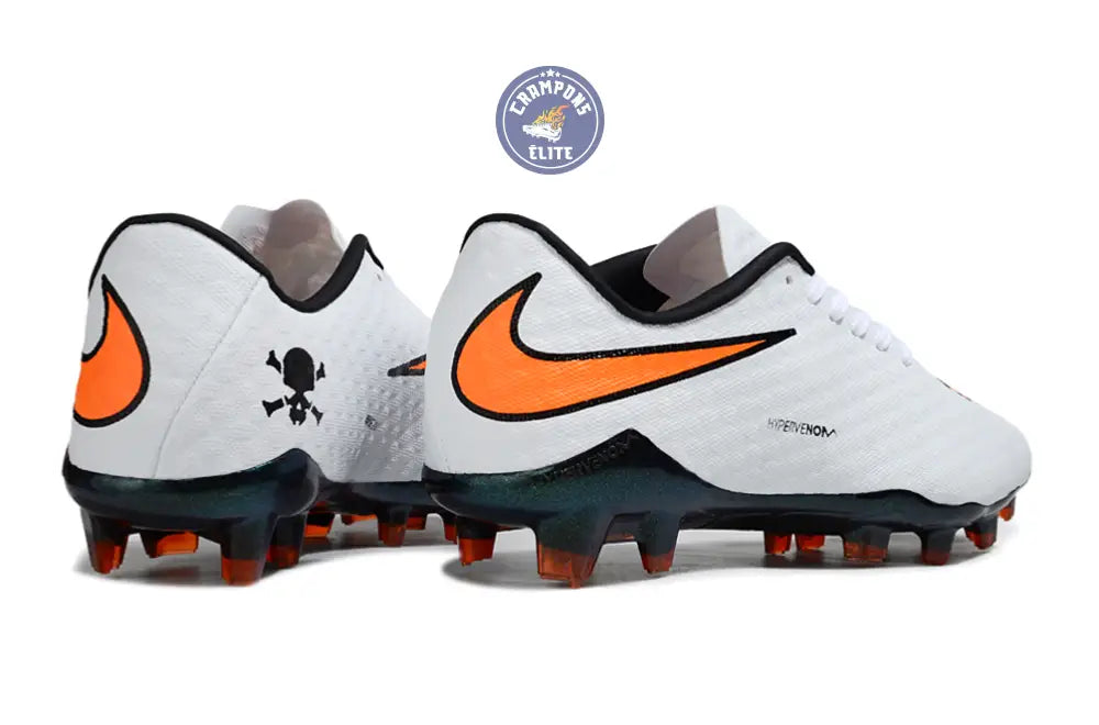 Image of New Hypervenom Phantom 1 FG - Blanc/Noir/Orange