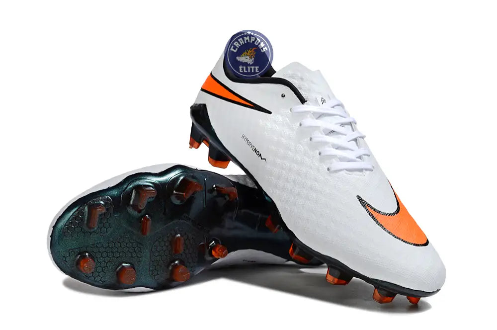 Image of New Hypervenom Phantom 1 FG - Blanc/Noir/Orange