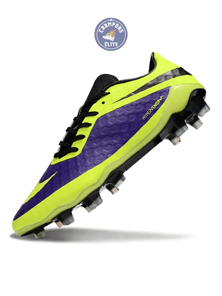 New Hypervenom Phantom 1 FG - Neon/Lilla/Sort