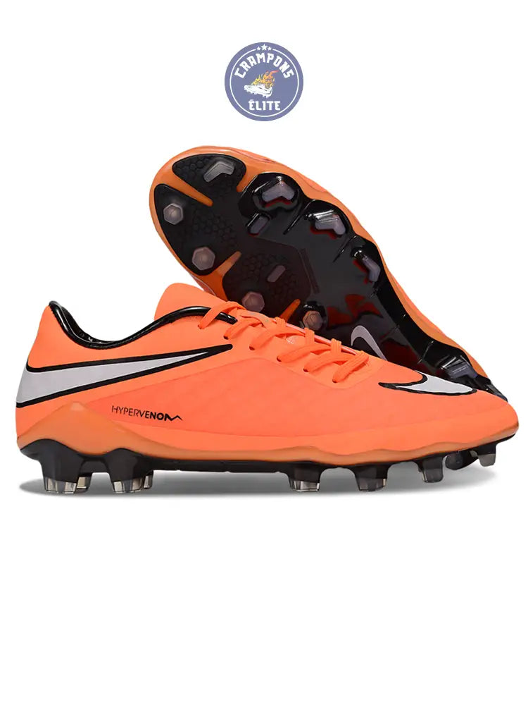 Image of New Hypervenom Phantom 1 FG - Orange/Blanc/Noir