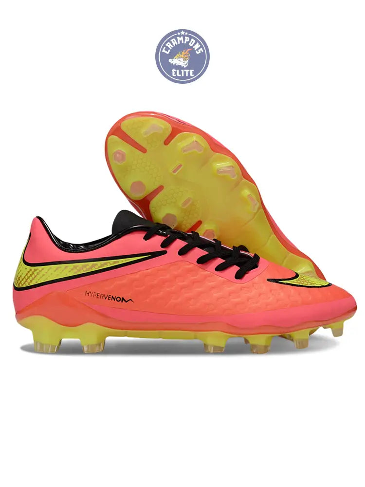 New Hypervenom Phantom 1 FG - Rød/Neon/Sort