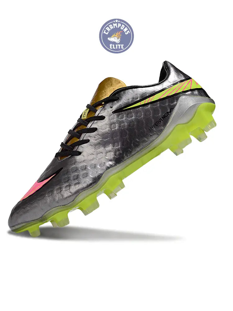 New Hypervenom Phantom 1 FG - Sølv/Guld/Neon