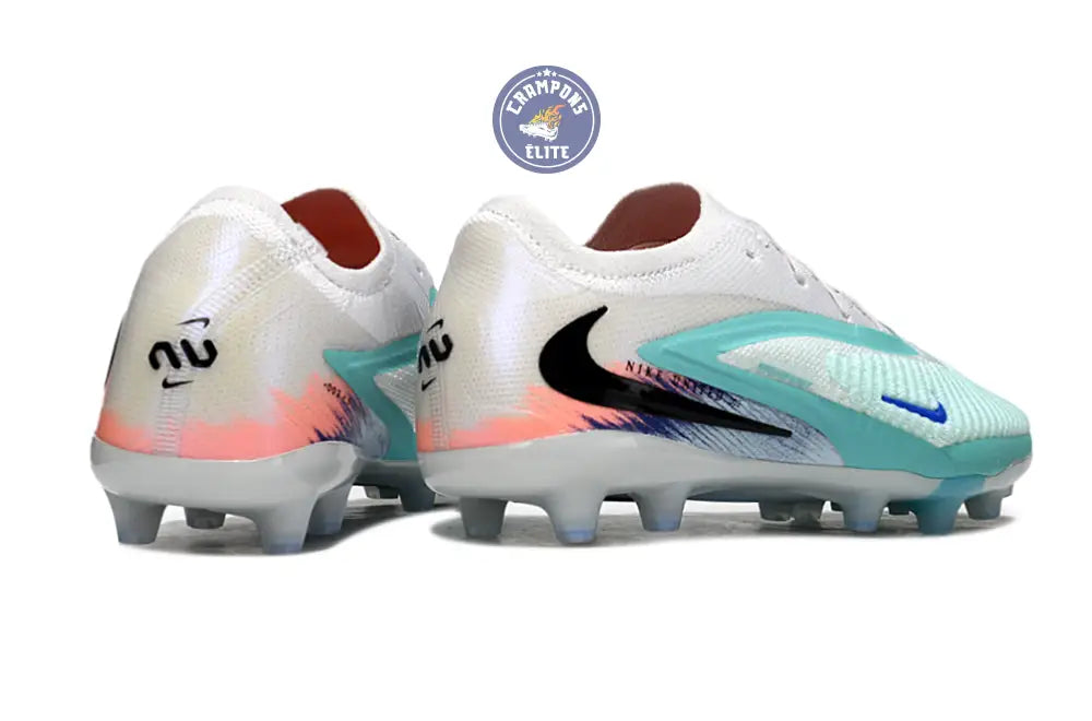 Image of PHANTOM 6 ELITE AG LOW CUT UNITED PACK 002 AG -BLANC/TURQUOISE/VIOLET